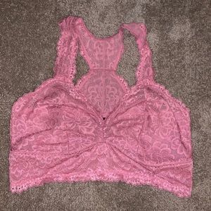 pink lace torrid bralette